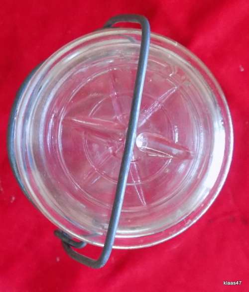 Vintage - Atlas E-Z Seal - Wire Clasp - Mason Jar - Complete with Original glass top