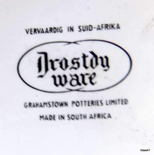 Drosty Ware Beer Mug with Transvaal Scottish badge