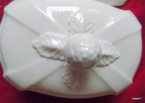 Villeroy Boch - Rectangular Covered Butter Dish - Manoir - (VitroPorcelain, Luxembourg) - 20x15cm