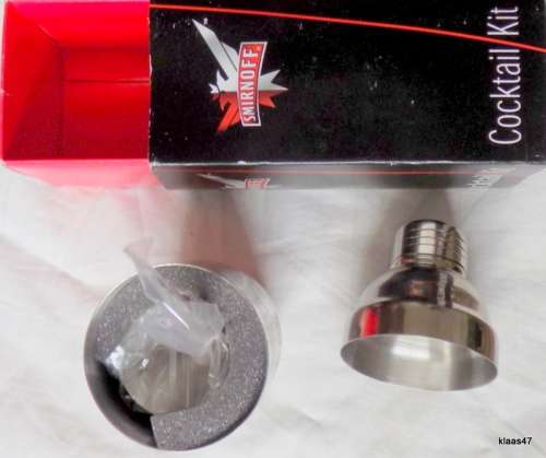 Smirnoff boxed Stainless Steel Cocktail kit