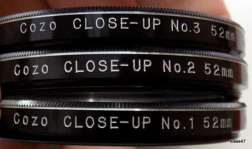 Cozo Optical Filter - 52mm(s) Close-up set - In case and original box - Made in Japan