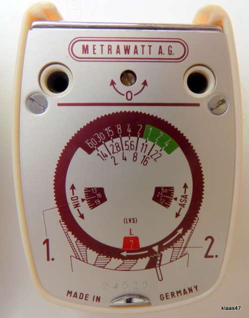 Vintage - Horvex 3 - Light Meter - Metrawatt A.G. - Made in Germany - In case - no strap