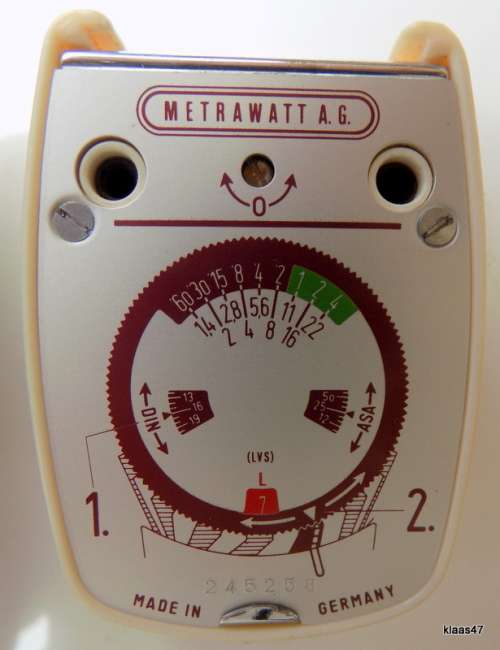 Vintage - Horvex 3 - Light Meter - Metrawatt A.G. - Made in Germany - In case - no strap