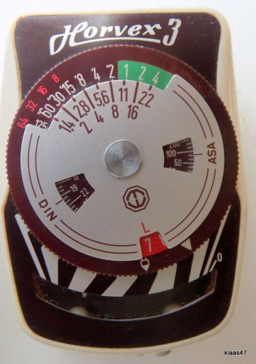 Vintage - Horvex 3 - Light Meter - Metrawatt A.G. - Made in Germany - In case - no strap