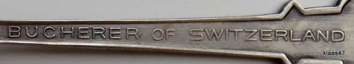 Rolex Souvenir Teaspoon - Lucerne - Bucherer of Switzerland - CB (Stainless Steel) No.1