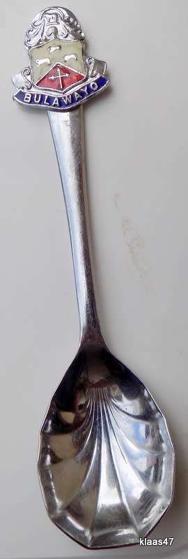Bulawayo - Crested Spoon - Chrome plate