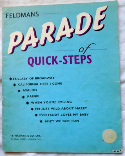 Feldmans Parade of Quick-Steps (Sheet music and vocal score)