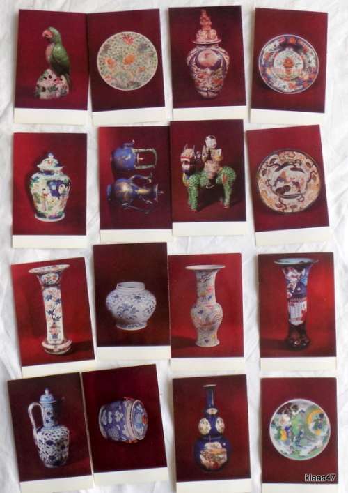 16 Postcard size  photos - Chinese and Japanese Porcelain - The Catherine Palace Museum at Pushkin