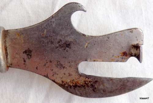 Vintage Can Opener By `KUT-EZY` USA  - Wood Handle