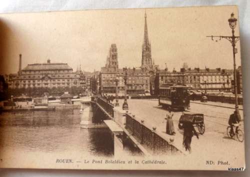 Vintage - ROUEN - France - Booklet with 23 of 24 Postcards - Carte Postale