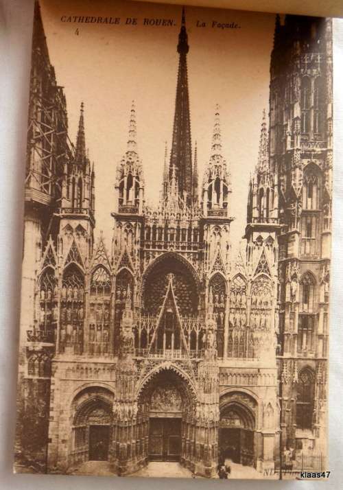 Vintage - ROUEN - France - Booklet with 23 of 24 Postcards - Carte Postale