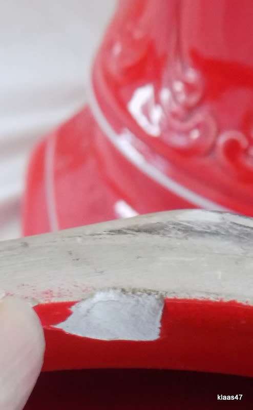 Large Porcelain Coca-Cola Enjoy Coke Lamp Base in Two sections