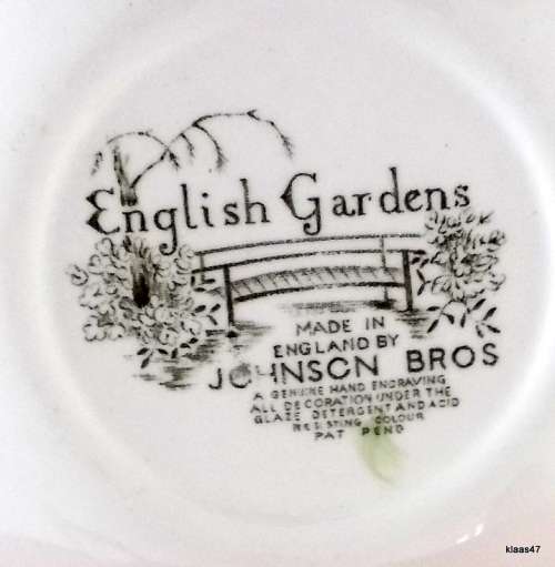 English Gardens - Johnson Bros - 18.5cm - Soup / Cereal Bowl