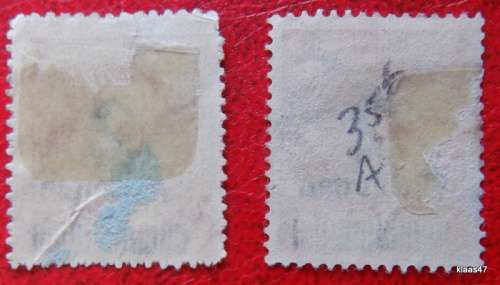 Deutsche Reich - Overprints - 2 Million on 5 Thousand Mark (Unused) and 2 Million on 200 Mark (Used)