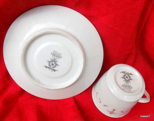 Vintage Noritake - Courtney - Japan - Demitasse Cup and Saucer - 100ml