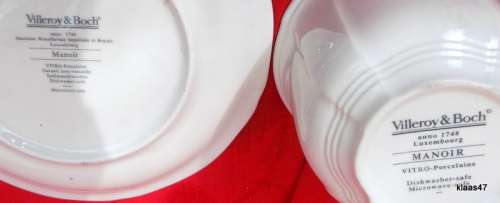 Villeroy and Boch: Manoir - Tea Cup and Saucer (200ml) - (VitroPorcelain, Luxembourg)