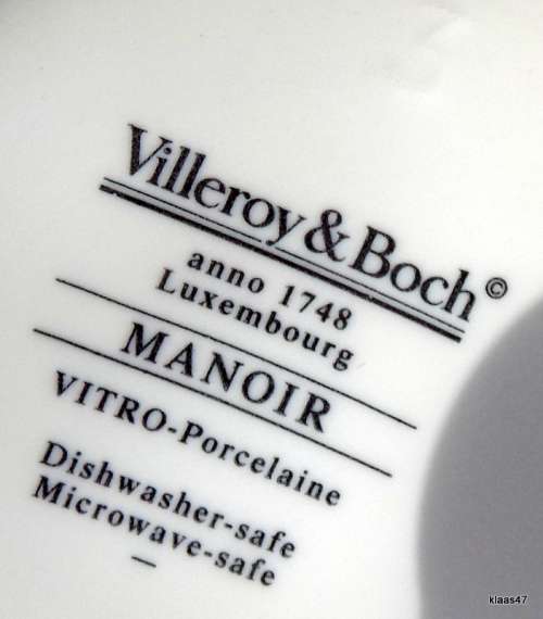 Villeroy and Boch -Manoir - Coffee Pot - (VitroPorcelain, Luxembourg) - 1.25L