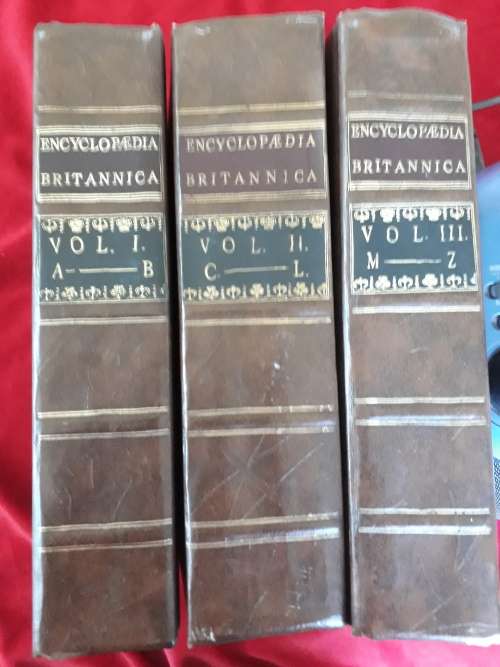 Encyclopaedia Britannica or a Dictionary of Arts and Sciences (Vol 1,2 and 3) M.DCC.LXXI. (Reprint)
