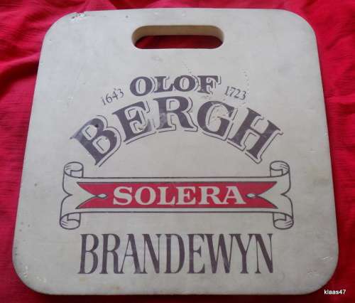 Olaf Bergh Brandewyn - High Density Foam Stadium Cushion -