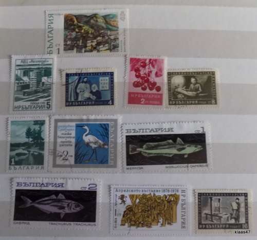 Bulgaria - Mixed Lot of 11 used and hinged stamps
