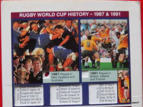 Rugby World Cup - South Africa 1995 - Fixture Programme (VISA Official Sponsor)