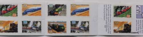 Australia - 1993 Booklet - Trains - with 10 Self Adhesive stamps
