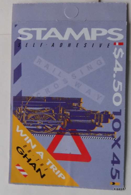 Australia - 1993 Booklet - Trains - with 10 Self Adhesive stamps