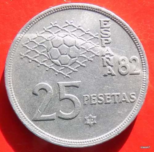 Spain - Juan Carlos I - 25 Pesetas - 1980