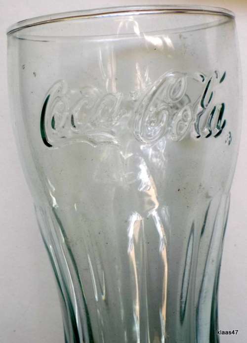 Coca-Cola Contour Drinking glass (Green tint)
