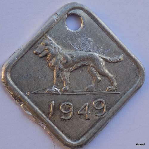 Worcester - 1949 - Dog Licence No.127