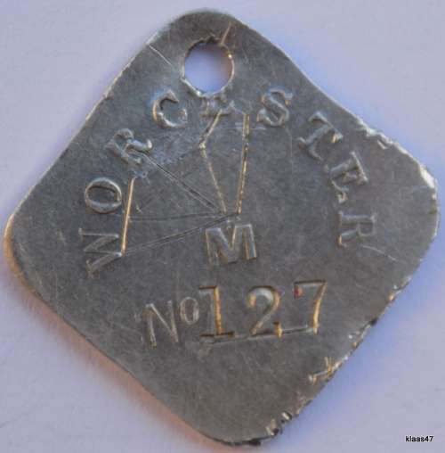 Worcester - 1949 - Dog Licence No.127