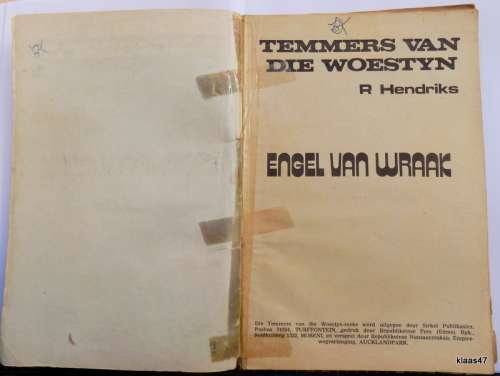 Temmers van die Woestyn - Engel van Wraak - No. 2 - R Hendriks