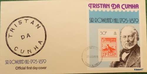 Tristan Da Cunha - 1979 - Official First Day Cover - Sir Rowland Hill