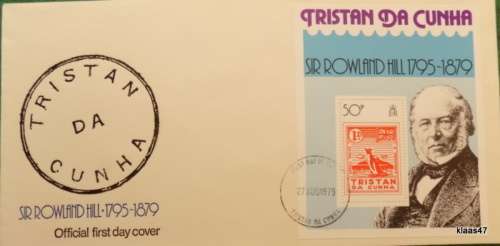 Tristan Da Cunha - 1979 - Official First Day Cover - Sir Rowland Hill