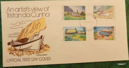 Tristan da Cunha - Official First Day Cover - 1978  Paintings of Tristan da Cunha