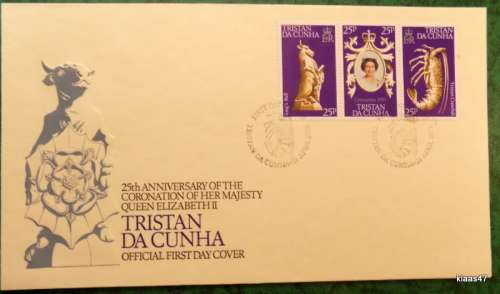 Tristan da Cunha - 1978 - 25th Anniversary of the Coronation - Official First Day Cover