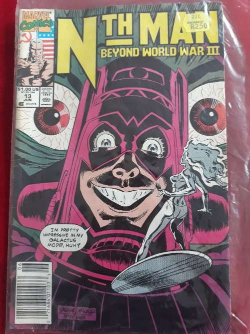 Marvel Comic - Nth Man - Beyond World War III - Vol 1 No13 - 1990