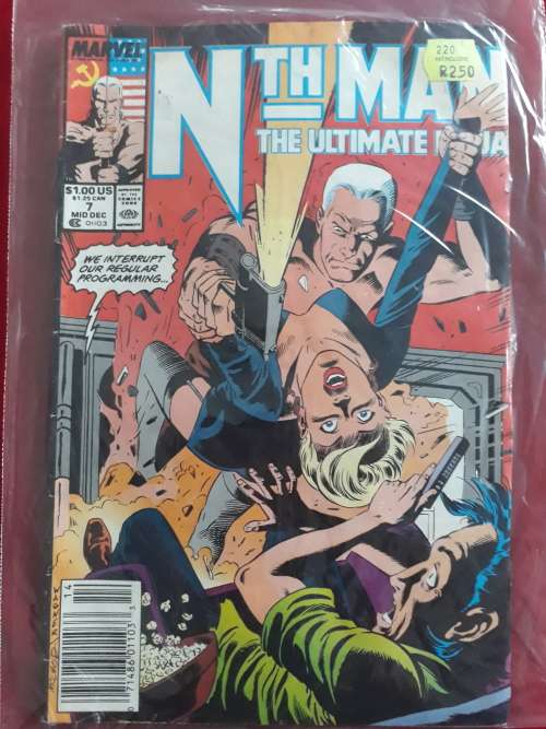 Marvel Comic - Nth Man - The Ultimate Ninja - Vol 1 No 7 - 1989