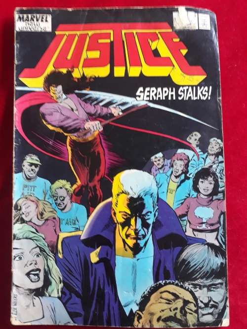 Marvel New Universe - Justice - Seraph Stalks! - Vol 1 No 20 - 1988