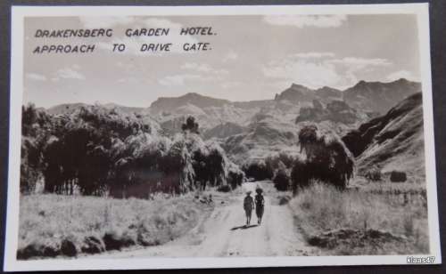 Drakensberg Garden Hotel Vintage Post Card -  - Unused (tape mark on back)