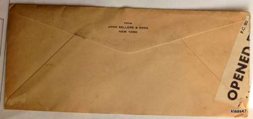 Censored Mail - 1942 - From New York, USA to Sheffield, England - Examiner 5063