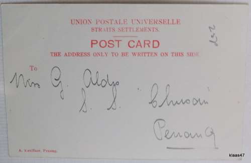 Post Card No. 70. - Chinese Junks discharging cargo - Dated 28-10-05