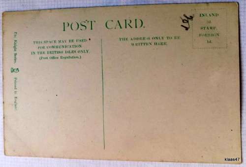 Post Card - The Knight Series No.842 - Moving a Japanese Household - Not postally used
