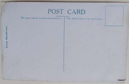 Rhodes` Memorial, Groote Schuur, near Cape Town.  Vintage British Manufacture Post Card -.
