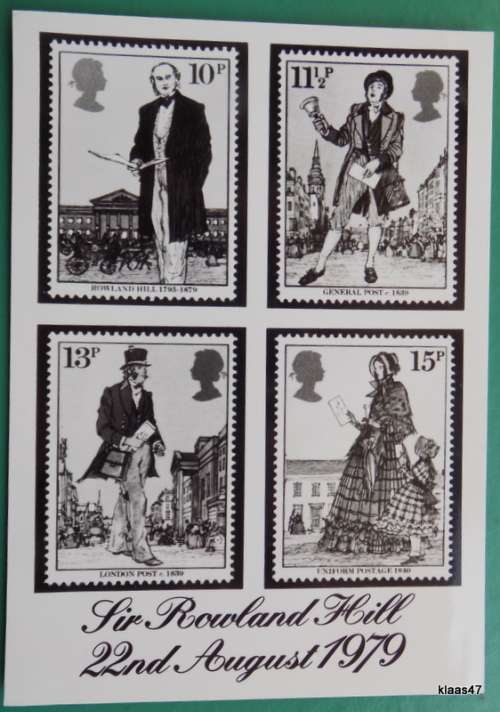 GB - Sir Rowland Hill - 1979 - Photo Essay  - 148x94mm