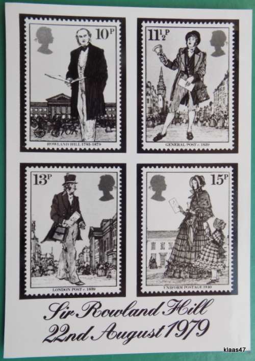 GB - Sir Rowland Hill - 1979 - Photo Essay  - 148x94mm