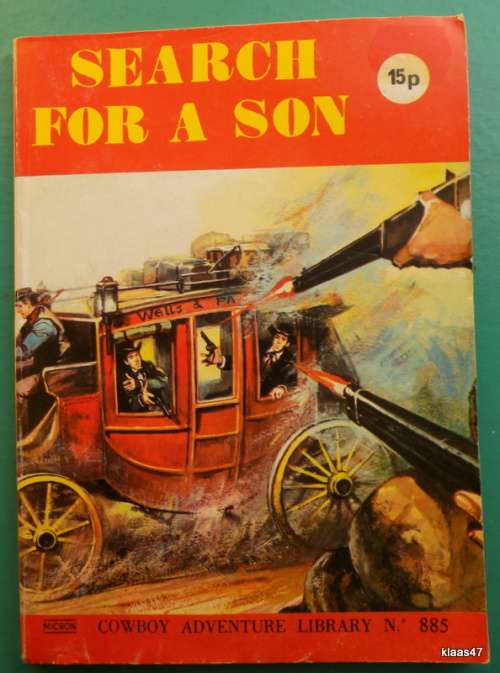Cowboy Adventure Library No. 885 - Search for a Son (Picture Story)