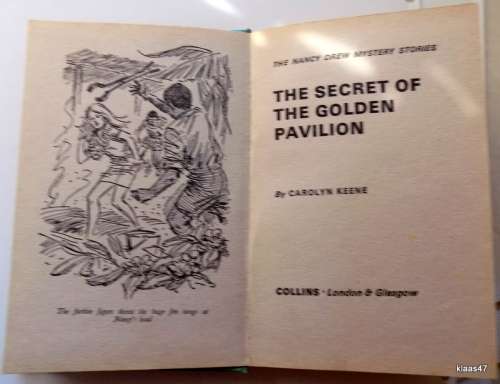 The Nancy Drew Series - No  23 - The Secret of the Golden Pavilion - Carolyn Keene Hardcover 1972