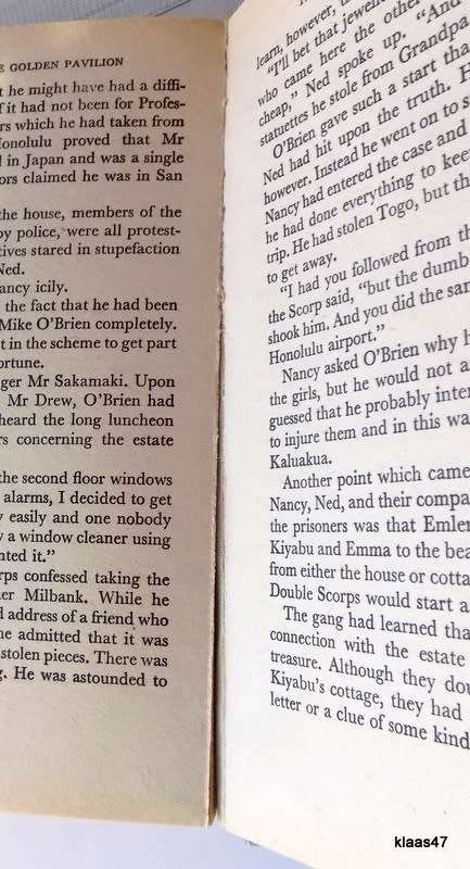 The Nancy Drew Series - No  23 - The Secret of the Golden Pavilion - Carolyn Keene Hardcover 1972