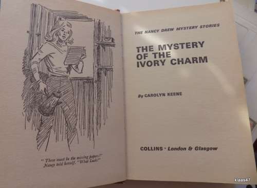 The Nancy Drew Series - No.  31 - The  Mystery of the Ivory Charm - Carolyn Keene Hardcover 1974